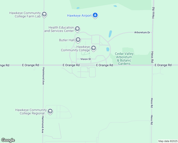 map of restaurants, bars, coffee shops, grocery stores, and more near 6025 Donegal Circle in Waterloo