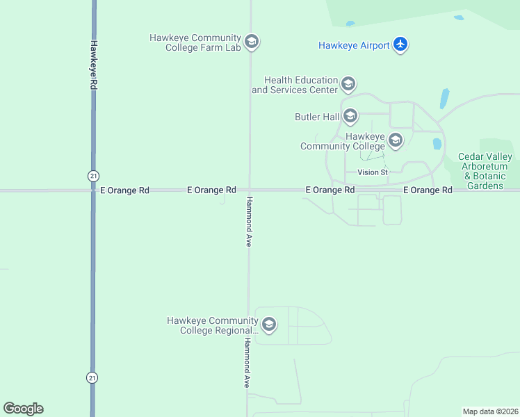 map of restaurants, bars, coffee shops, grocery stores, and more near 6062 Hammond Avenue in Waterloo