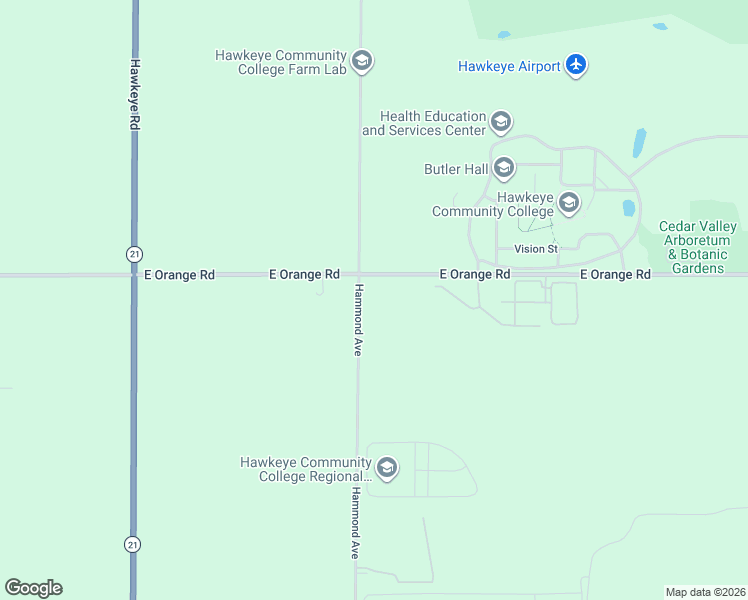 map of restaurants, bars, coffee shops, grocery stores, and more near 6062 Hammond Avenue in Waterloo