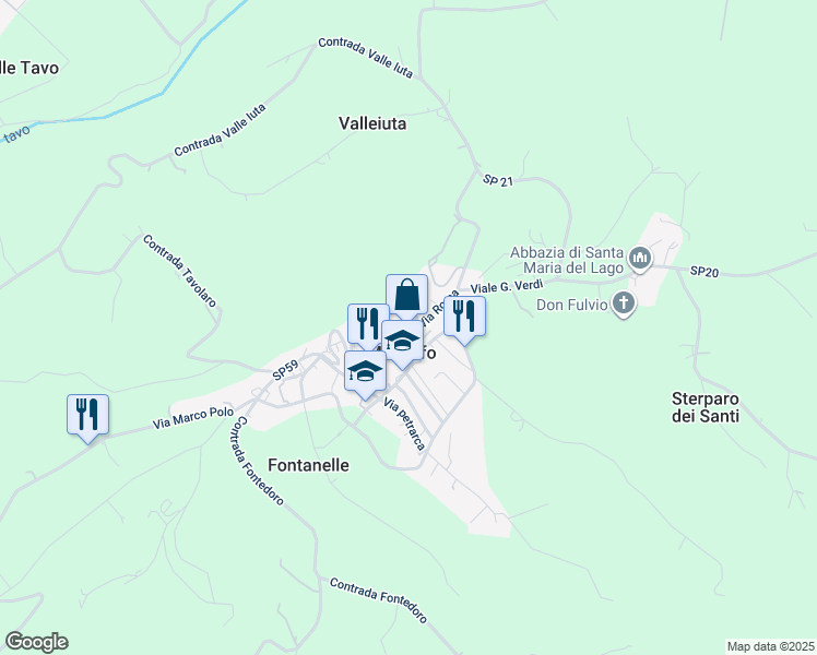 map of restaurants, bars, coffee shops, grocery stores, and more near 9-19 Viale Europa in Moscufo