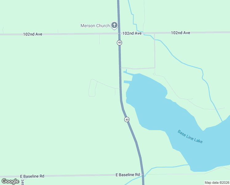 map of restaurants, bars, coffee shops, grocery stores, and more near 121 Michigan 40 in Gobles
