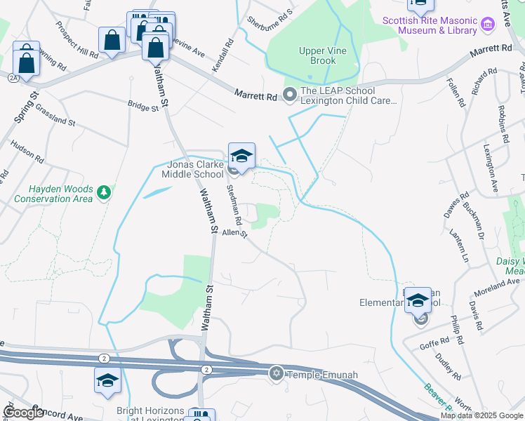 map of restaurants, bars, coffee shops, grocery stores, and more near in Lexington