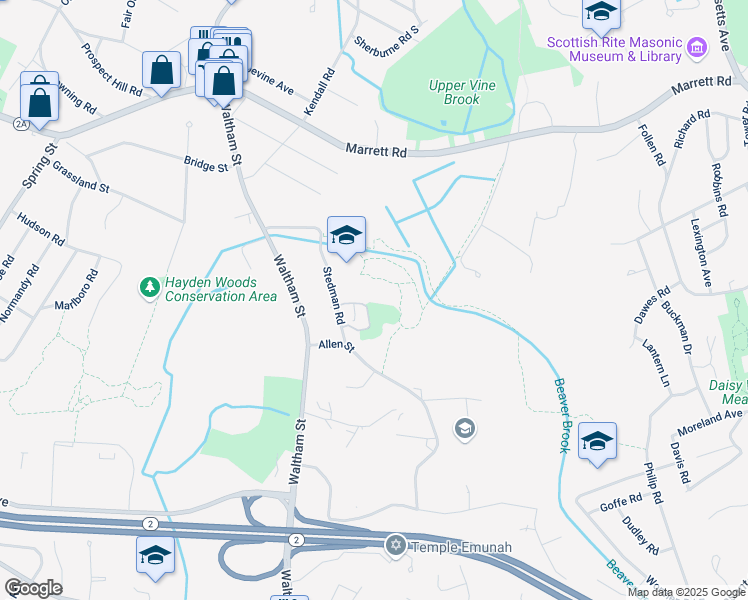 map of restaurants, bars, coffee shops, grocery stores, and more near  in Lexington