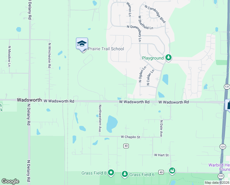 map of restaurants, bars, coffee shops, grocery stores, and more near 13426 West Wadsworth Road in Wadsworth