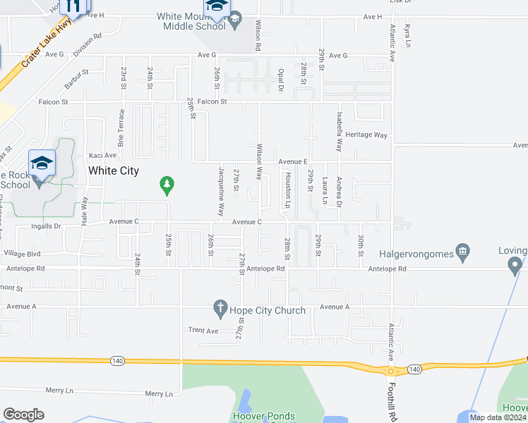 map of restaurants, bars, coffee shops, grocery stores, and more near 7812 Phaedra Lane in White City