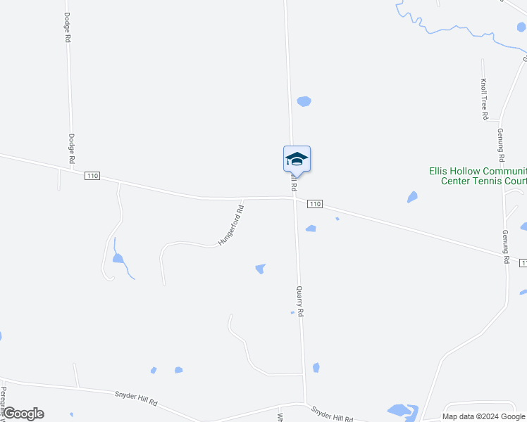 map of restaurants, bars, coffee shops, grocery stores, and more near 1289 Ellis Hollow Road in Ithaca