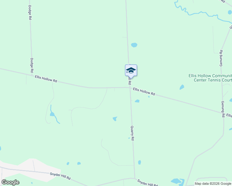 map of restaurants, bars, coffee shops, grocery stores, and more near 1289 Ellis Hollow Road in Ithaca