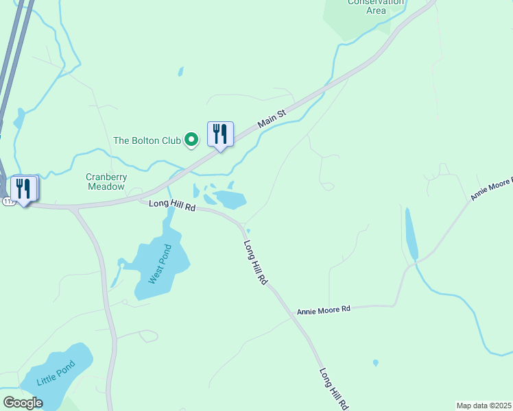 map of restaurants, bars, coffee shops, grocery stores, and more near 120 Meadow Road in Bolton