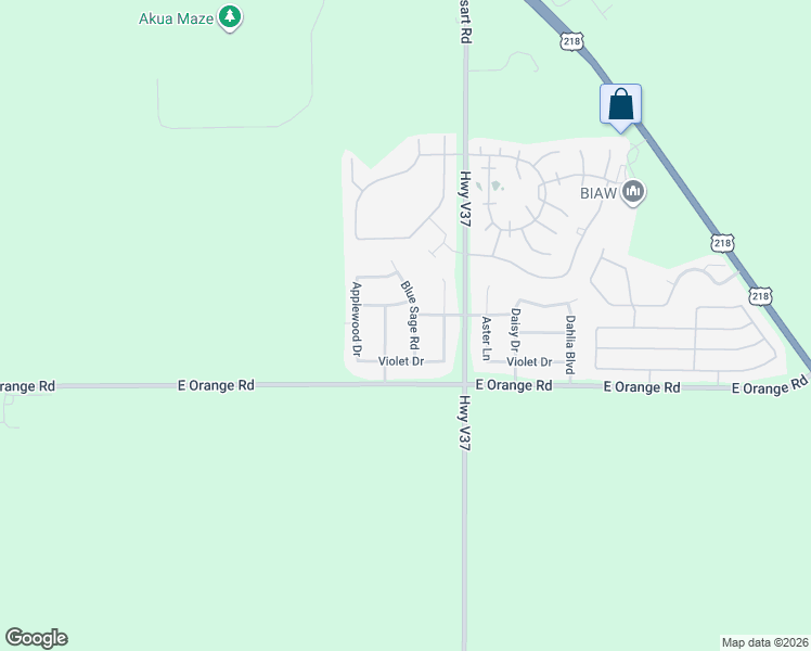 map of restaurants, bars, coffee shops, grocery stores, and more near 5815 Cactus Lane in Waterloo