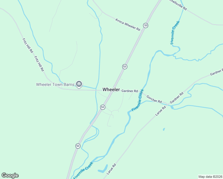 map of restaurants, bars, coffee shops, grocery stores, and more near in Wheeler