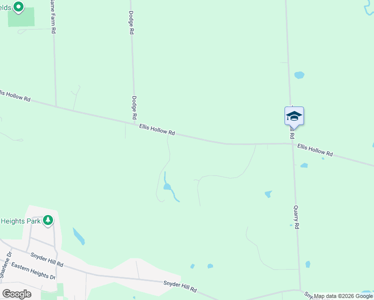 map of restaurants, bars, coffee shops, grocery stores, and more near 1213 Ellis Hollow Rd in Ithaca