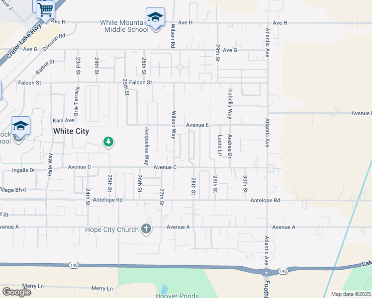 map of restaurants, bars, coffee shops, grocery stores, and more near 7850 Phaedra Lane in White City