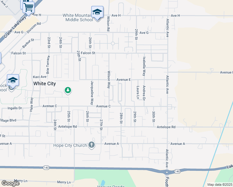 map of restaurants, bars, coffee shops, grocery stores, and more near 7850 Phaedra Lane in White City