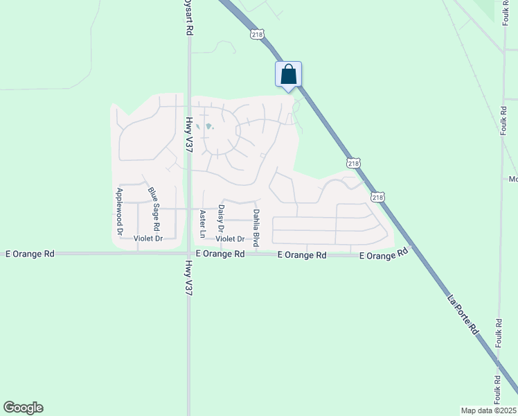 map of restaurants, bars, coffee shops, grocery stores, and more near 5709 Dahlia Boulevard in Waterloo