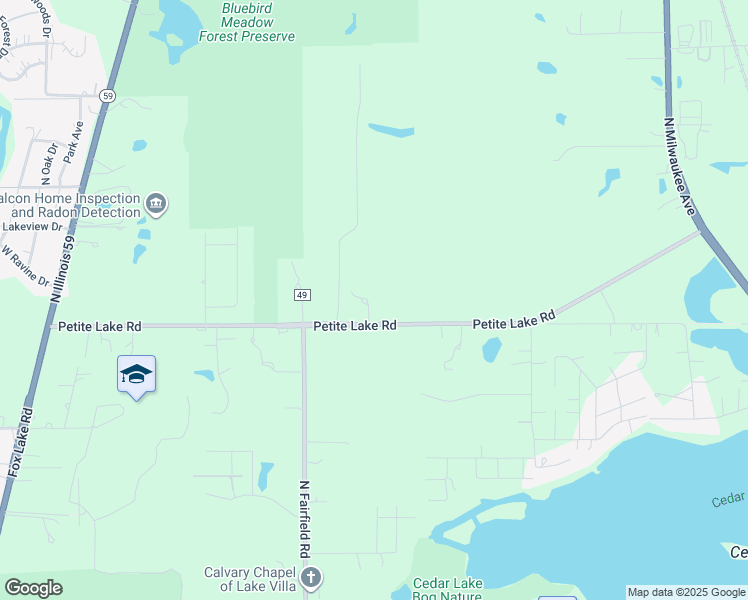 map of restaurants, bars, coffee shops, grocery stores, and more near 724 Cty A12 in Lake Villa