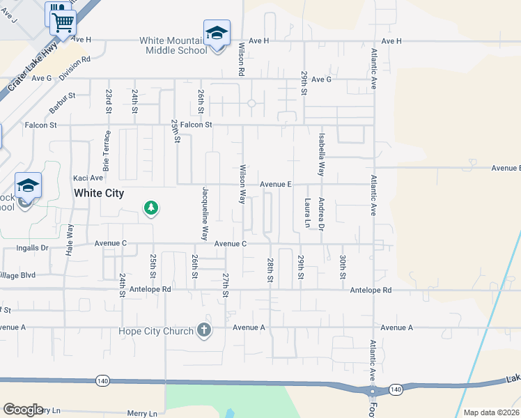 map of restaurants, bars, coffee shops, grocery stores, and more near 7850 Phaedra Lane in White City