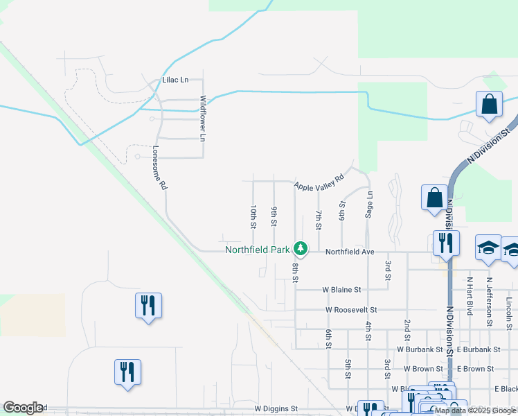 map of restaurants, bars, coffee shops, grocery stores, and more near 1400 10th Street in Harvard
