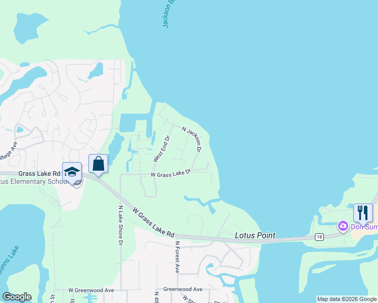 map of restaurants, bars, coffee shops, grocery stores, and more near 39129 North Mound Avenue in Spring Grove