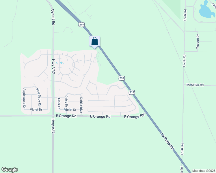 map of restaurants, bars, coffee shops, grocery stores, and more near 5801 Carnation Dr in Waterloo