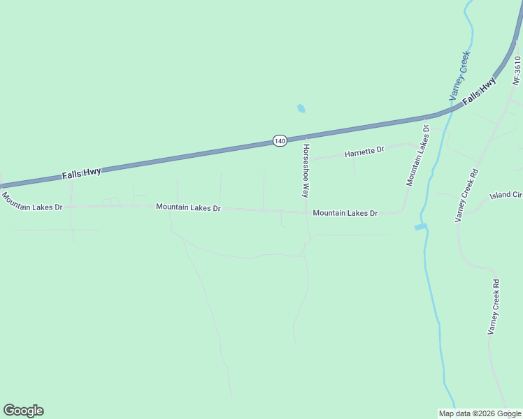 map of restaurants, bars, coffee shops, grocery stores, and more near 31818 Mountain Lakes Drive in Klamath Falls