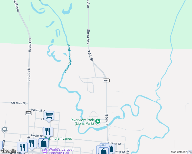map of restaurants, bars, coffee shops, grocery stores, and more near 884 Phillips Avenue in Sac City