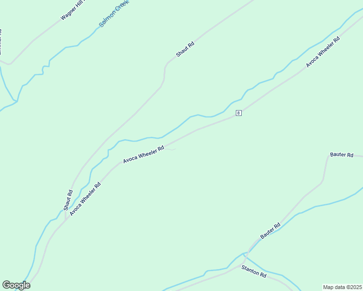 map of restaurants, bars, coffee shops, grocery stores, and more near Mattice Road in Avoca