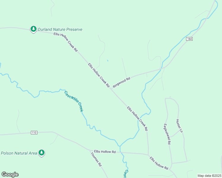 map of restaurants, bars, coffee shops, grocery stores, and more near Ringwood Road & Ellis Hollow Creek Road in Ithaca