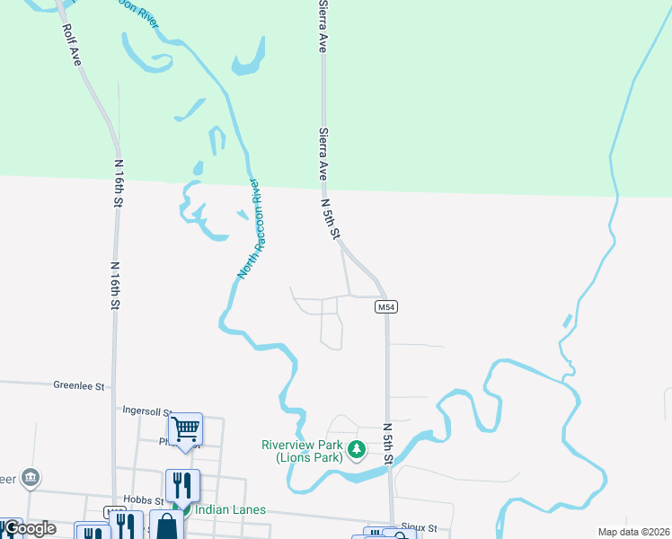 map of restaurants, bars, coffee shops, grocery stores, and more near 884-998 Phillips Avenue in Sac City