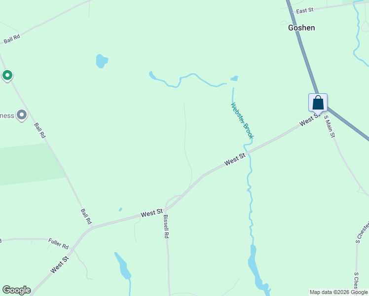 map of restaurants, bars, coffee shops, grocery stores, and more near Hastings Road in Goshen