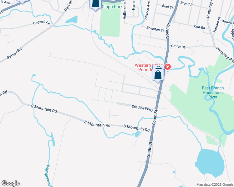 map of restaurants, bars, coffee shops, grocery stores, and more near 1-99 Argyle Road in Pittsfield