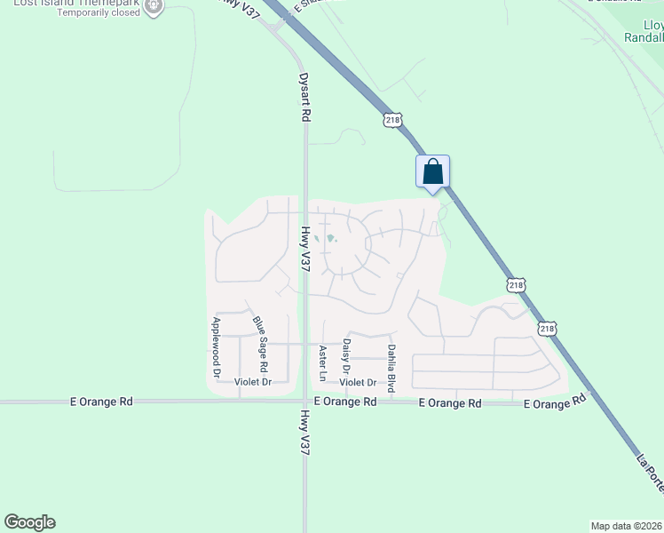 map of restaurants, bars, coffee shops, grocery stores, and more near 3804 Cedar Knoll Circle in Waterloo