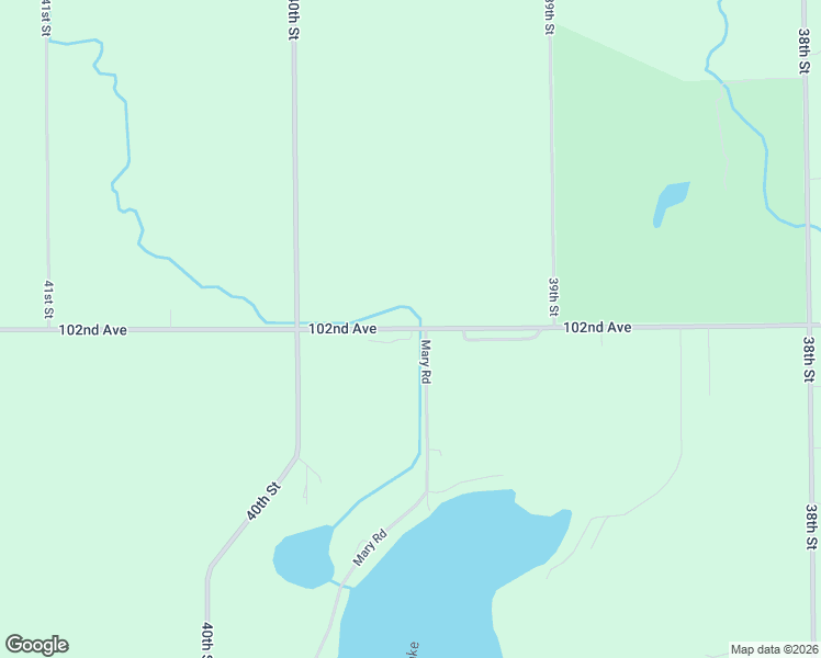 map of restaurants, bars, coffee shops, grocery stores, and more near 3958 102nd Avenue in Bloomingdale