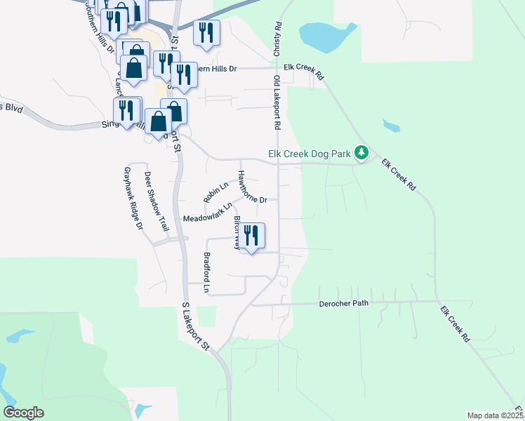map of restaurants, bars, coffee shops, grocery stores, and more near 4798 Cardinal Court in Sioux City