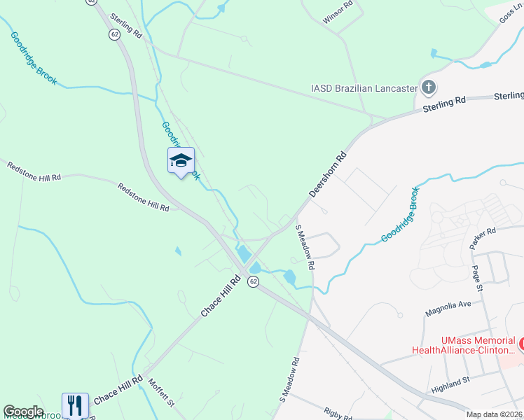 map of restaurants, bars, coffee shops, grocery stores, and more near 259 Deershorn Road in Lancaster