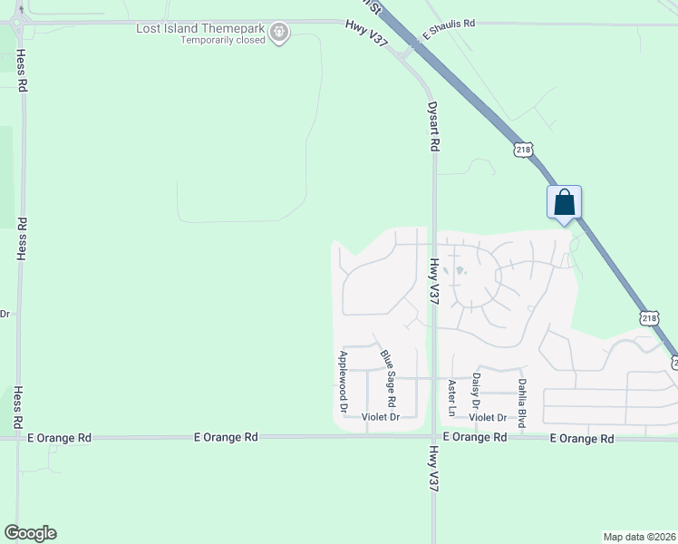 map of restaurants, bars, coffee shops, grocery stores, and more near 165-167 Harvey Drive in Waterloo