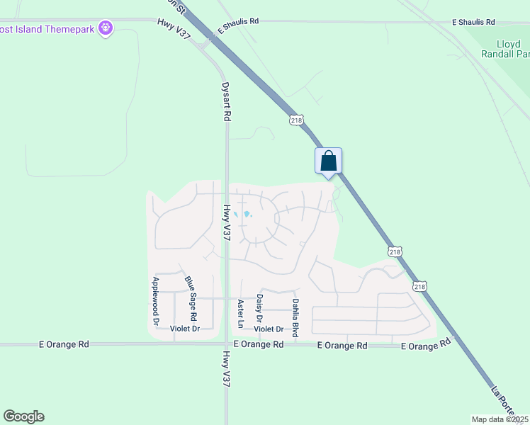 map of restaurants, bars, coffee shops, grocery stores, and more near Marjorie Lane in Waterloo