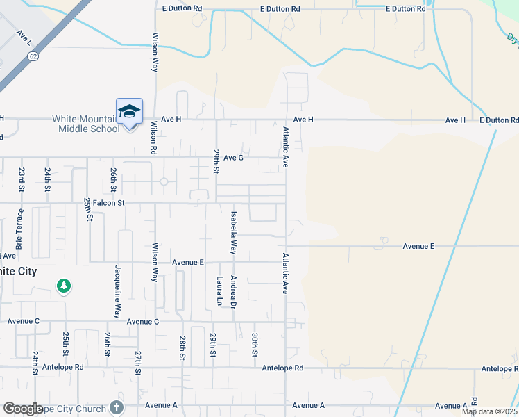 map of restaurants, bars, coffee shops, grocery stores, and more near 3870 Falcon Street in White City