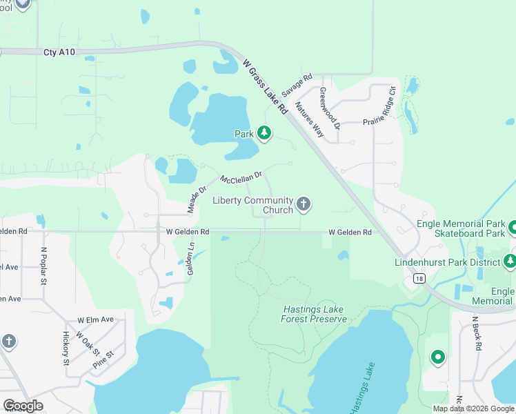 map of restaurants, bars, coffee shops, grocery stores, and more near 725 Porter Circle in Lindenhurst