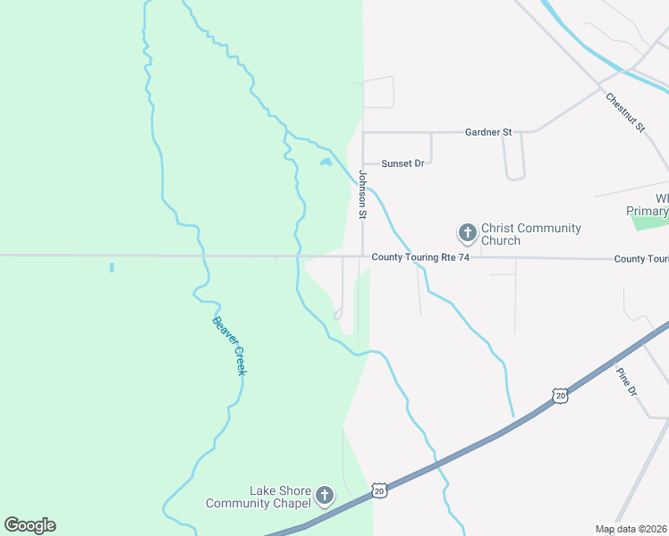 map of restaurants, bars, coffee shops, grocery stores, and more near 4555 Berry Road in Fredonia