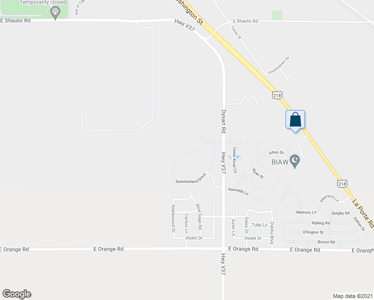 map of restaurants, bars, coffee shops, grocery stores, and more near 5815 Summerland Drive in Waterloo