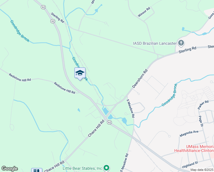 map of restaurants, bars, coffee shops, grocery stores, and more near 303 Deershorn Road in Lancaster