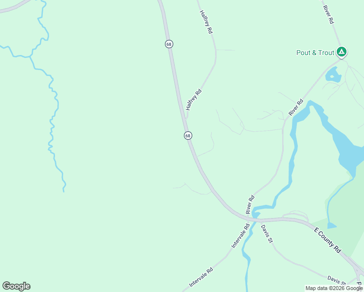 map of restaurants, bars, coffee shops, grocery stores, and more near 567 East County Road in Rutland