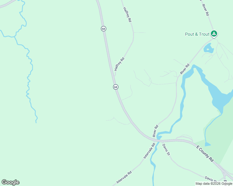 map of restaurants, bars, coffee shops, grocery stores, and more near 567 East County Road in Rutland