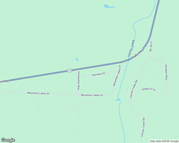 map of restaurants, bars, coffee shops, grocery stores, and more near 31550 Oregon 140 in Klamath Falls