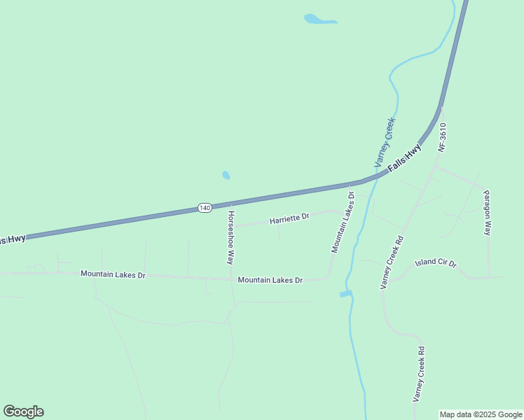 map of restaurants, bars, coffee shops, grocery stores, and more near 31550 Oregon 140 in Klamath Falls