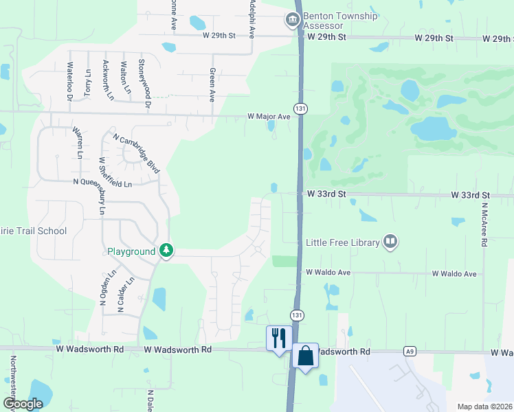 map of restaurants, bars, coffee shops, grocery stores, and more near 12696 West Wakefield Drive in Beach Park
