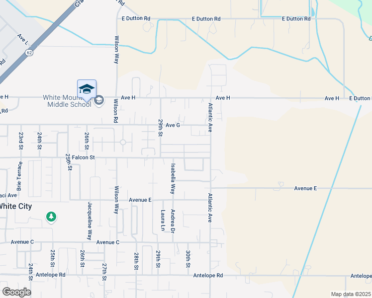 map of restaurants, bars, coffee shops, grocery stores, and more near 3870 Falcon Street in White City