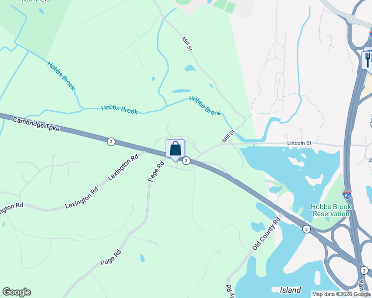 map of restaurants, bars, coffee shops, grocery stores, and more near 274 Cambridge Turnpike in Lincoln