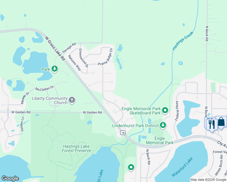 map of restaurants, bars, coffee shops, grocery stores, and more near 1879 Skyline Circle in Lindenhurst