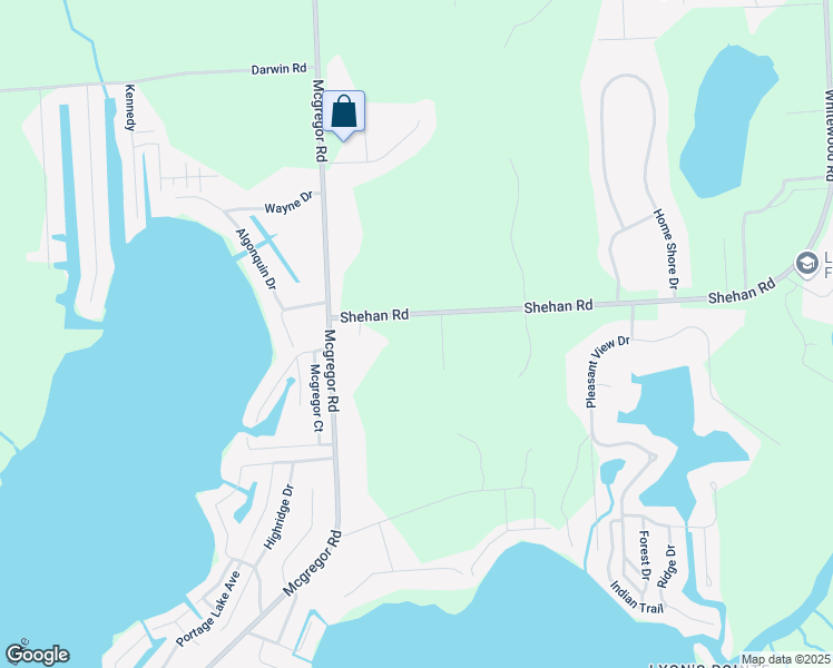 map of restaurants, bars, coffee shops, grocery stores, and more near 11300 Rodaeo Drive in Pinckney